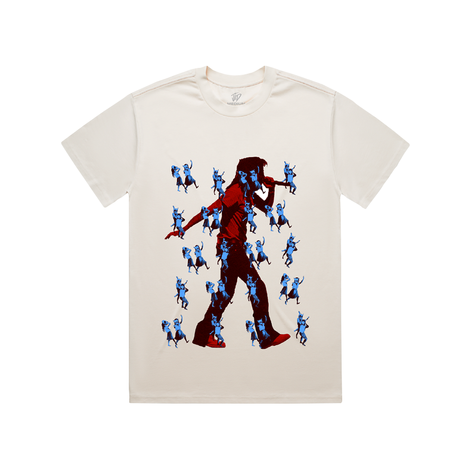 Faded White J.I.D. GDLU Tee