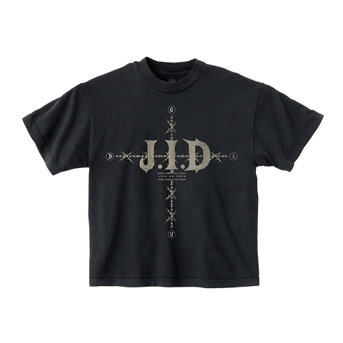 Faded Black J.I.D. AU/NZ Tour Tee