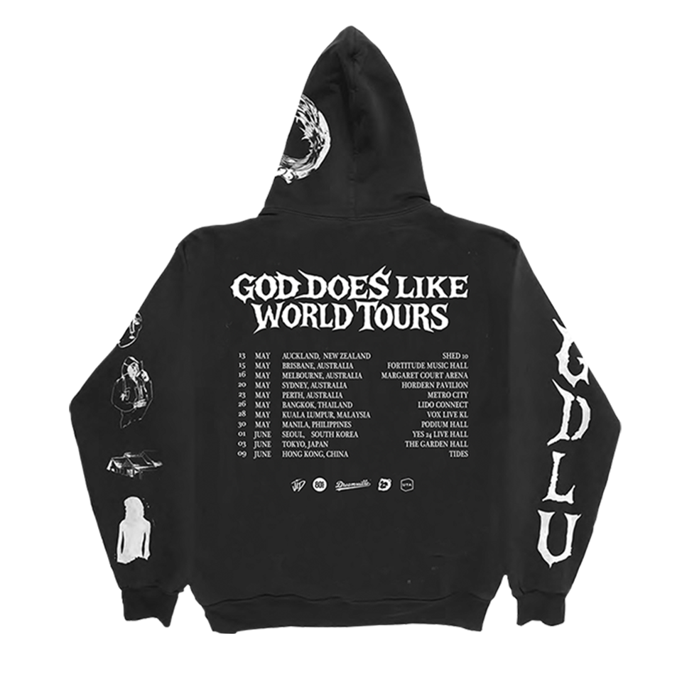 Black J.I.D. AU/NZ Tour Hood